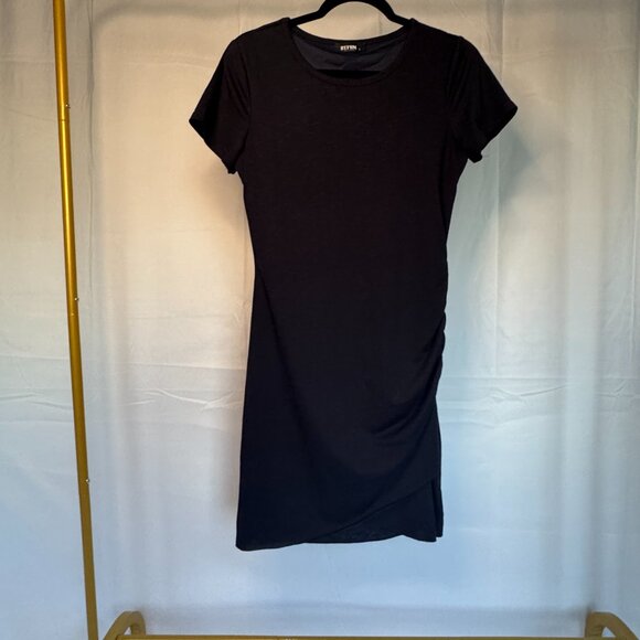 Navy blue dress Stretch Dress Cute BTFBM Size Small - 0337 - Picture 2 of 7
